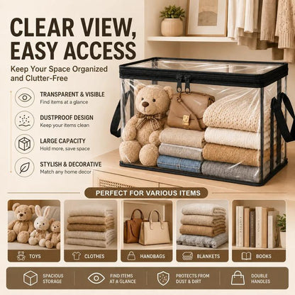 Clear Thick Plastic Storage Box